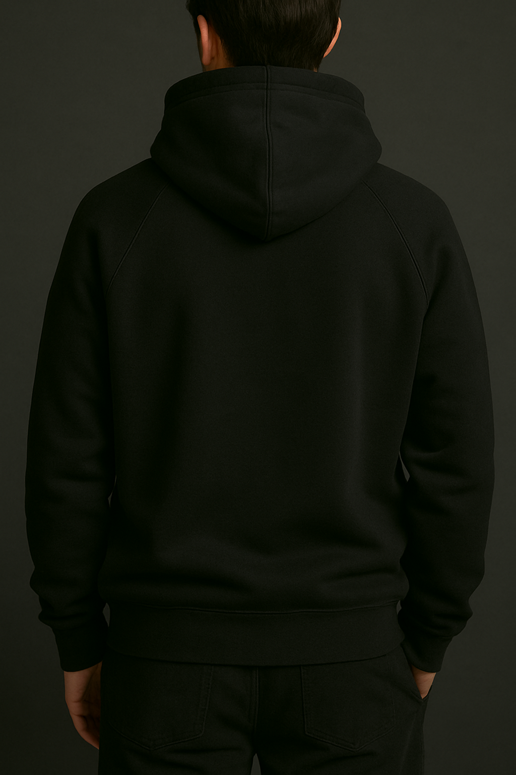 Black Essential Hoodie