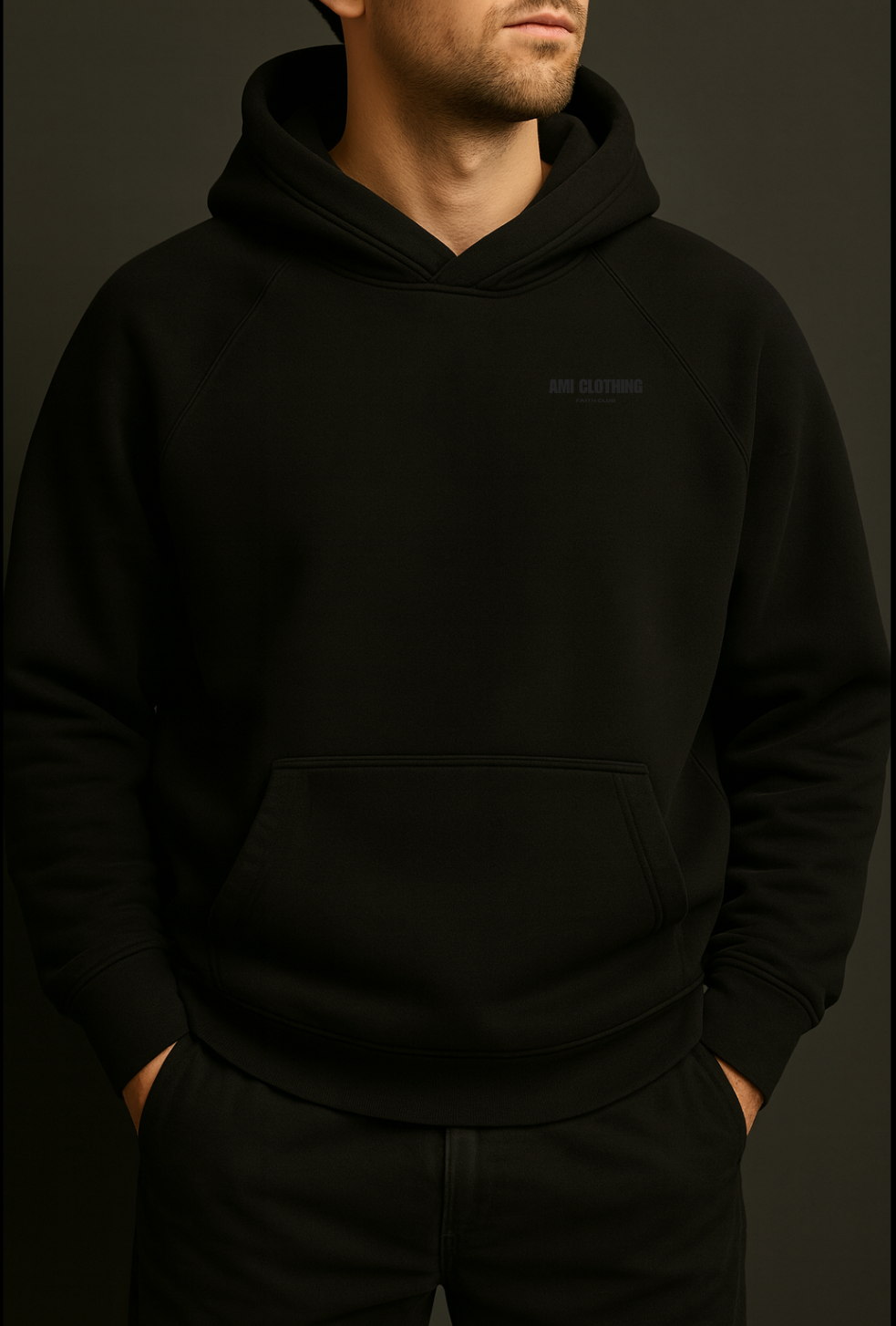 Black Essential Hoodie